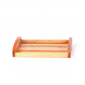 Shrayati Wooden Serving Tray(Small), Pack of 1