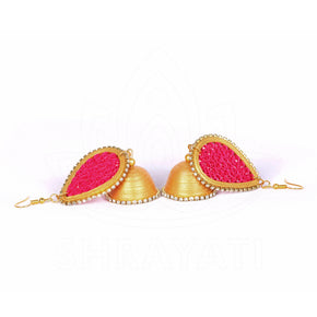 Shrayati Paper Jewellery Earings D26, Set of 2 Pcs.