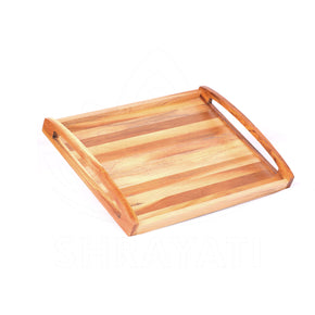 Shrayati Wooden Serving Tray(Big), Pack of 1