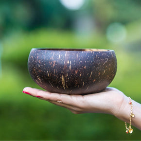 Shrayati Polished Coconut Bowls, 600-650 ml, Pack of 2