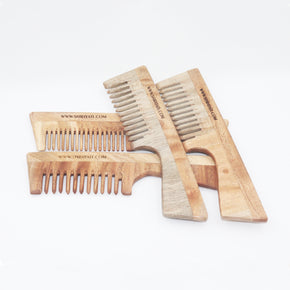 Shrayati Neem Wood Handle Comb, Pack of 1