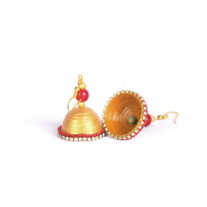 Shrayati Paper Jewellery Earings D5, Set of 2 Pcs.
